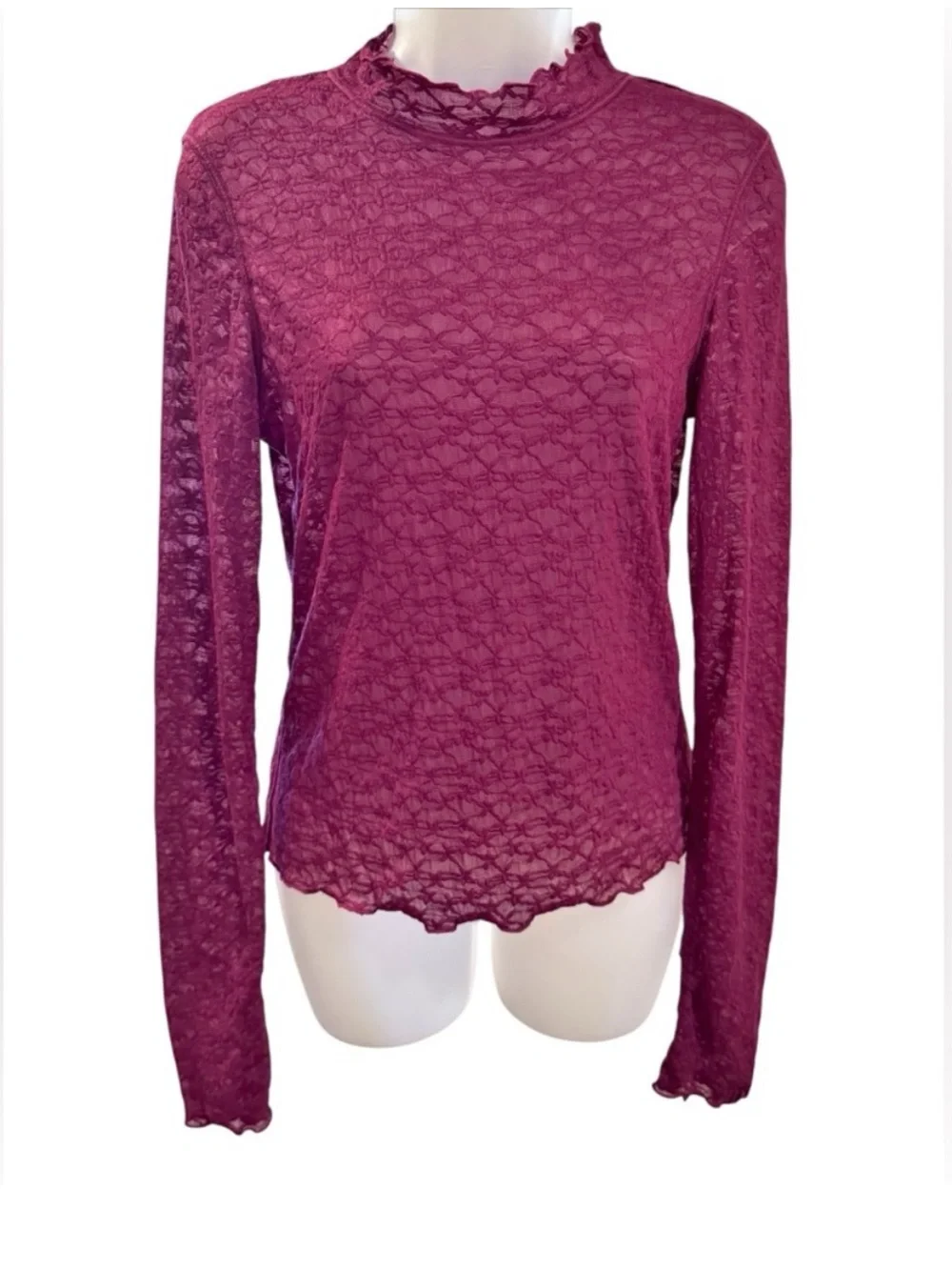 NWT FREE PEOPLE INTIMATELY FROM THE START MOCKNECK TOP XS